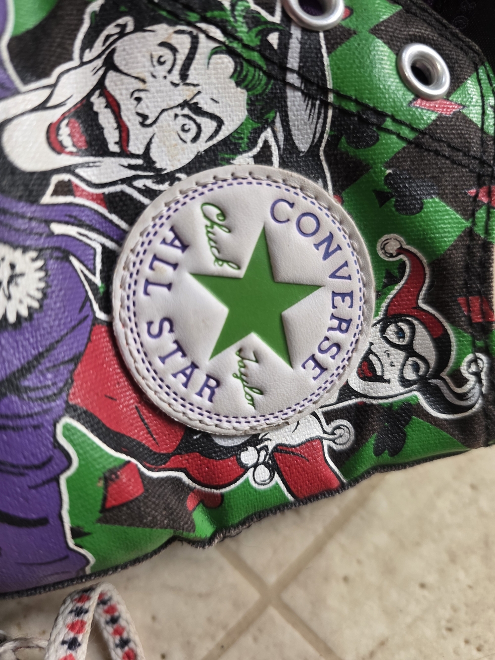 Rare Limited Edition Converse Unisex Jokers Wild High Top Sneaker Size M 6 W 8